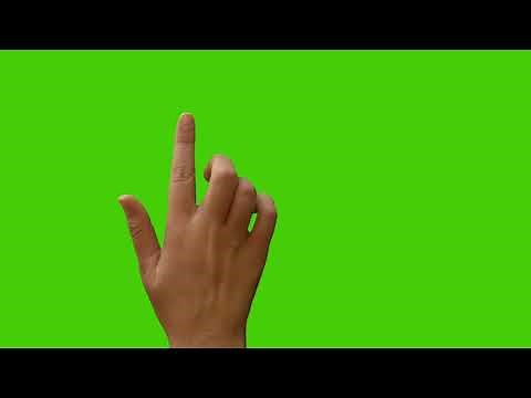 FREE Green screen hand gestures #3