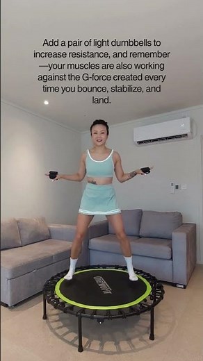 Build muscles on a rebounder? Yes you can!