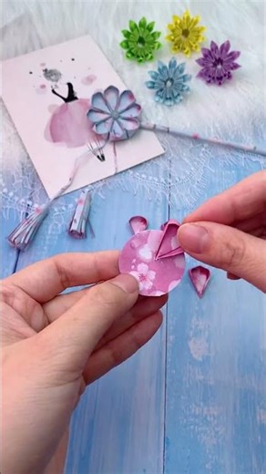 DIY Paper Flower | Easy Craft | #shorts