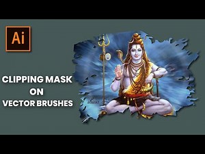 How to use Clipping Mask on vector Brushes in illustrator cc.