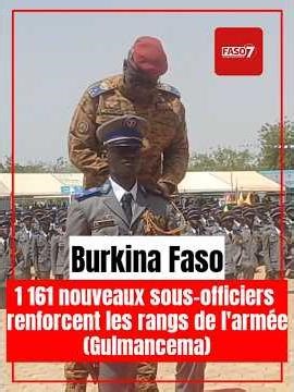 Burkina Faso: 1,161 new non-commissioned officers strengthen the ranks of the army (Gulmancema)