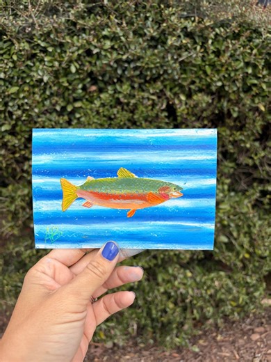 Handmade Fish Artwork Original and Custom Made - Custom Size - Etsy