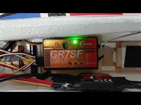 FUTABA互換S-FHSS CORONA GR7SF受信機付きzyairo