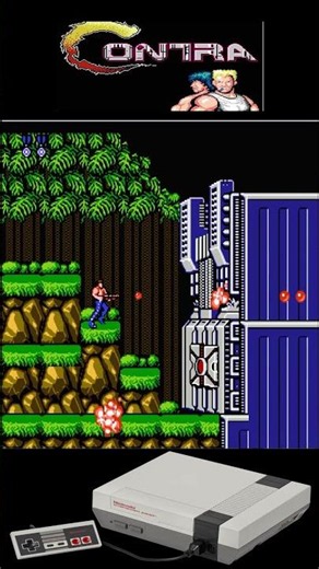 Contra (NES) - Boss 1 Battle! A True Retro Gaming Classic