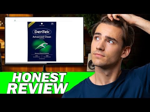 DenTek Triple Clean Advanced Clean Floss Picks Review | No Break No Shred Honest Test