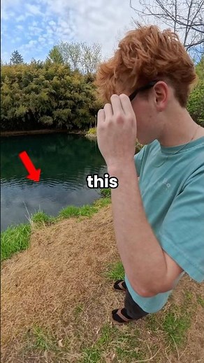 Fishing With Live bait for the Backyard Pond GIANT! #shorts