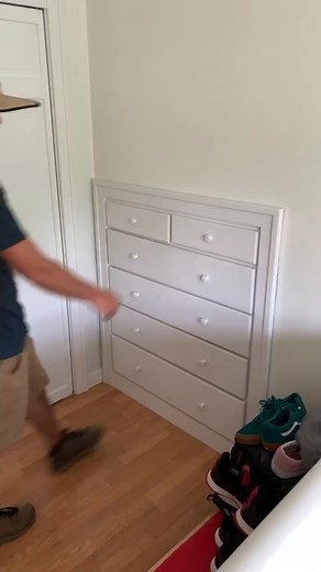 Secret room 🦹🏼‍♂️ #generationbuilders #qualityhomes #customhomes #tools #woodworkingproject #woodworkingheart #reclaimedwood #woodcarving #art