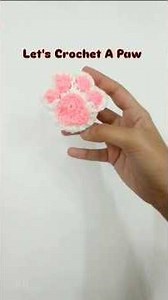Crochet paw #crochet #crochetinspiration #diy #youtubeshorts #youtube #shortsviral #shorts #handmade