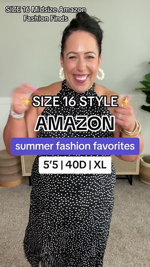 5.5K views · 76 reactions | LINK IN COMMENTS TO SHOP  Amazon Summer Fashion Favorites - Size 16 Style Sharing some of my size 16 summer fashion favorites from Amazon! Wearing size XL in all three pieces! Shorts are from Abercrombie (wearing size XL) and I LOVEEE them. Shop all of these finds under the AUGUST FASHION FINDS list on my storefront!! #amazoncurvyfinds #amazonsize16 #founditonamazon | Amanda Reeder | Facebook
