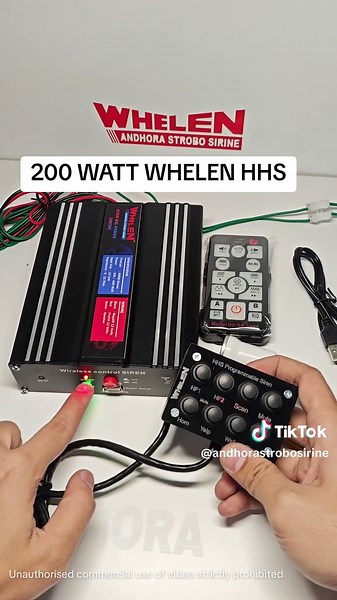 Siren Patwal Whelen HHS 200 Watt untuk Ambulance