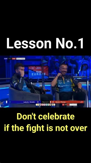 Lesson No. 1 Do Not Celebrate Early