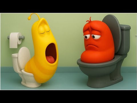 LARVA Season 2 Episode 200~400 : TOILET| Best Cartoons 20224 | Hilarious Cartoon Compilation
