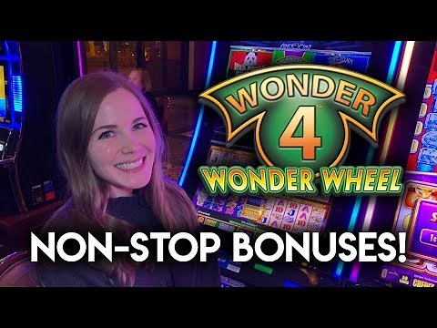 This Slot Machine Would Not Stop Paying! HUGE WIN on Wonder 4!