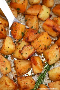 Garlic Roasted Potatoes Recipe