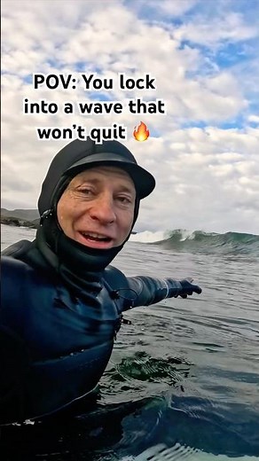 Arctic Surf POV | Surfing Fun Waves in Lofoten 🌊🇳🇴