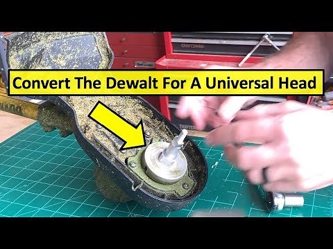 Convert A Dewalt Brushless Max String Trimmer For A Universal Head