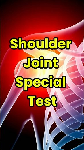 Shoulder Joint Special Test | MSK Special Test |Anatomy #trending #anatomy #physiotherapy #shoulder