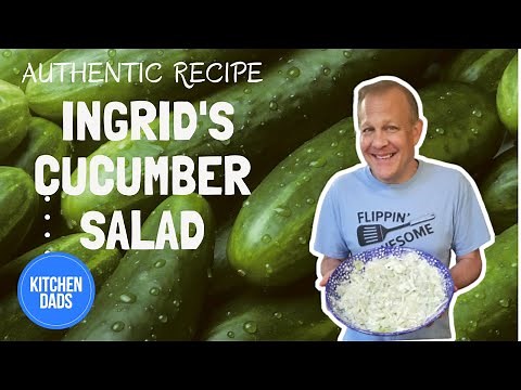 How to Make a German Cucumber Salad | My Mom's (Ingrid) Recipe