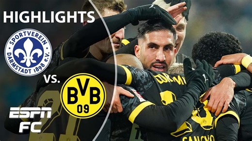 Darmstadt vs. Borussia Dortmund | Bundesliga Highlights | ESPN FC