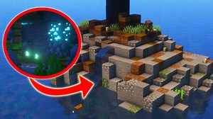 Minecraft Ocean Island with Grotto