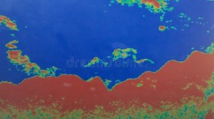 Depth Sounder Screen Close Up Stock Video - Video of plotting, locate: 135273543