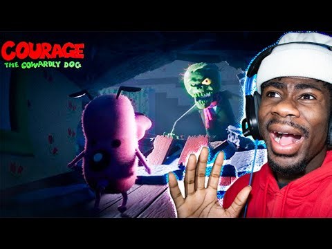 This Courage the Cowardly Dog Horror Game is SCARY!!