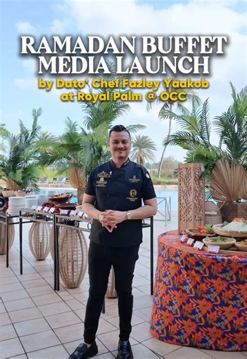 Royal Palm @ Orchid Country Club is thrilled to introduce a brand new Kampong-style Ramadan Buffet with @Fazley Yaakob, highlighting Live Salai with Lemak Chilli Api, kampong favourites, and his signature sweet table😋 Online reservation at www.royalpalmocc.com.sg 1-FOR-1 Iftar Buffet ✅ Weekday (Mon–Fri) Dinner - $94.90 ($113.80 nett) ✅ Weekend (Sat–Sun, PH & Eve of PH) Dinner - $102.90 ($123.40 nett) ✅ Child 4-8 years old $15 and below 4 years old dine free Royal Palm OCC (MUIS Halal Certified)