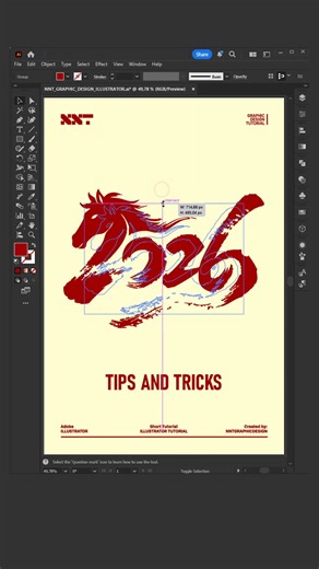 How to fix "can't transform" in Illustrator. #tipsdesign #design #designtok #designtips #nhactet2024