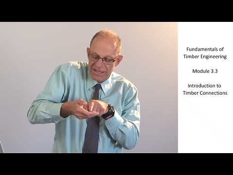 Fundamentals of Timber Engineering. Module 3.3 Introduction to Timber Connections