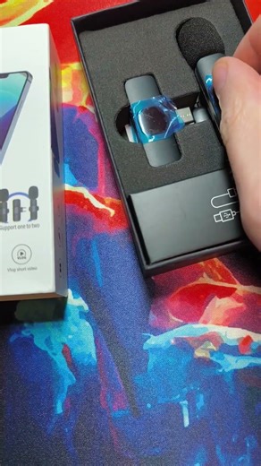 Basix Wireless Lavalier Mic 🎤 Mini Mic for Phone Recording #smartphone #tech #gaming