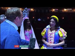 ITV News live: Xmas Panto with Billy Pearce and Sinitta. 5.12.25
