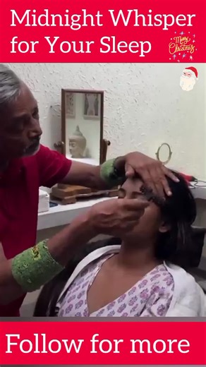 Relaxing ASMR Head Massage for Better Sleep