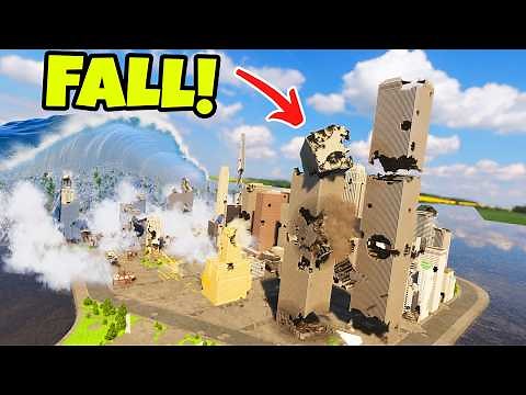 REALISTIC Tsunami and Earthquake DESTRUCTION! | Teardown
