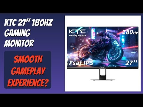 REVIEW (2025): KTC 27" 180Hz Gaming Monitor. Features