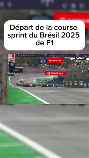 Départ de la course sprint du Brésil 2025 de F1 #pourtoi #fyp #f1 #brésil #2025