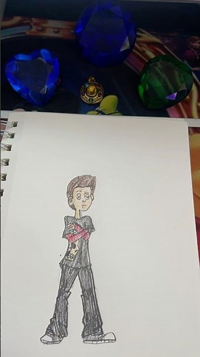 Mike Teavee drawing from Charlie and the Chocolate Factory 2005