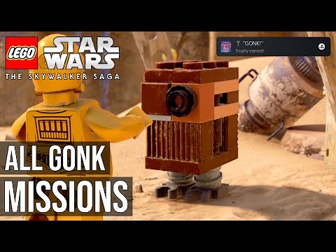 GONK! Trophy (Complete The GNK Droid Escort Missions) - LEGO Star Wars The Skywalker Saga