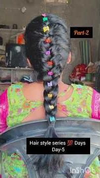 Very Easy French hairstyle tutorial step by step #SM Makeover💄#trending hair styles #ytshorts#viral