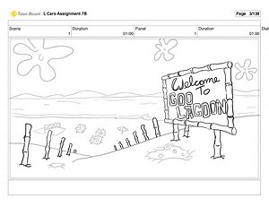 Spongebob Squarepants - Storyboard Sequence