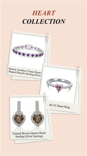 Four Symbols. Endless Meaning ✨ Find Your Perfect Match #heartjewelry #jewelryshorts