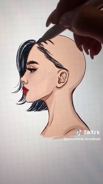 How to Draw a Short Hairstyle - Step-by-Step Guide