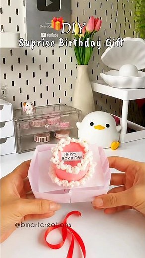 DIY Birthday gift box🎁 #diy #shorts #handmade #viralcraft #reuse #birthdaygift #giftbox #trending