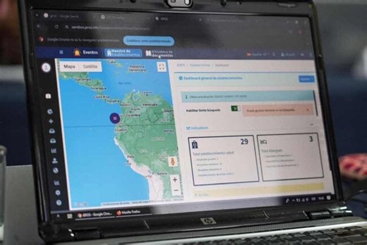 Plataforma que gestiona información durante emergencias se testea en Ecuador
