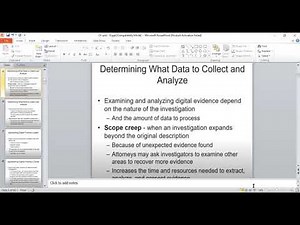Computer Forensics : What Data to Collect and Analyze