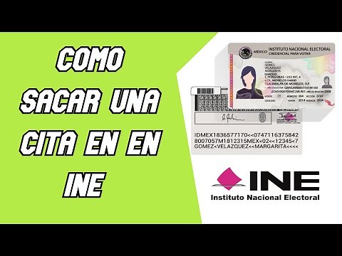 Como sacar una cita en el INE │ Credencial para votar