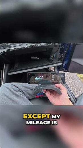 New Screen Test: Mileage & Blind Spot Monitoring! #shorts