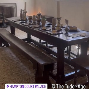 22K views · 1.2K reactions | ThIs room at Hampton Court Palace was used as an office and bedroom by the busy Pages of the Chamber. The furniture and objects in this room all date from the I6th century. Video © The Tudor Age | The Tudor Age | Facebook