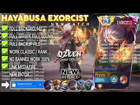 Script Skin Hayabusa Exorcist No Password | Full Effect Voice | Patch Terbaru