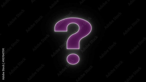 question mark icon featuring a bold, curved line forming a loop and a dot beneath it. The design is simple and centered, symbolizing inquiry or uncertainty.