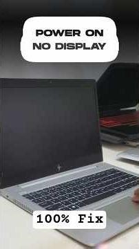 How To Fix an HP EliteBook 840 G5 that powers on with no display